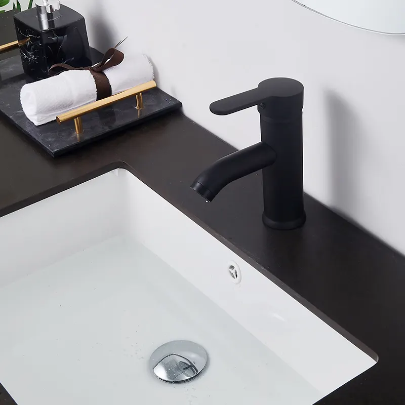 Tipo semplice Black Bathroom Doucet