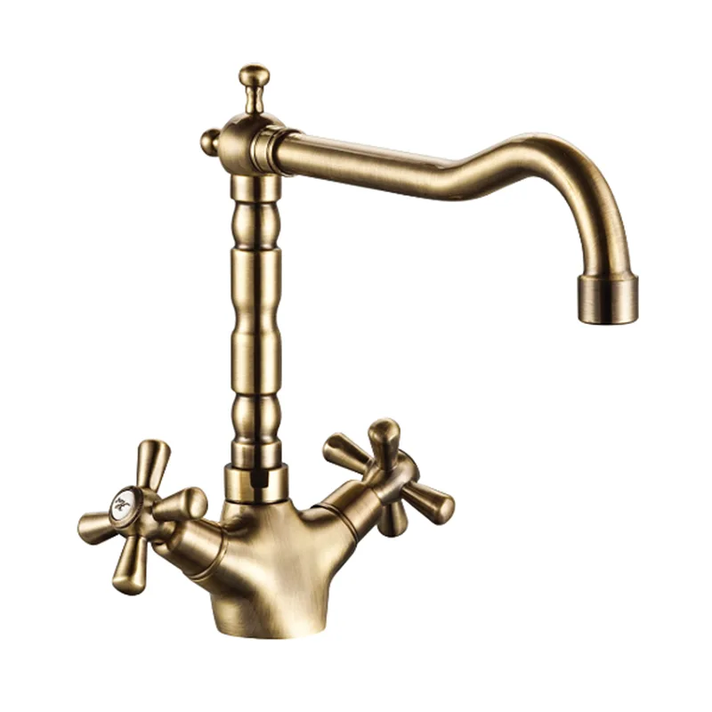 Rubinetto cucina a collo lungo nichelato nichelato