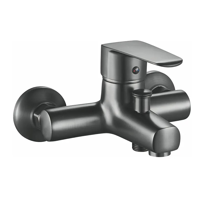 Rubinetto per vasca grigio canna di fucile