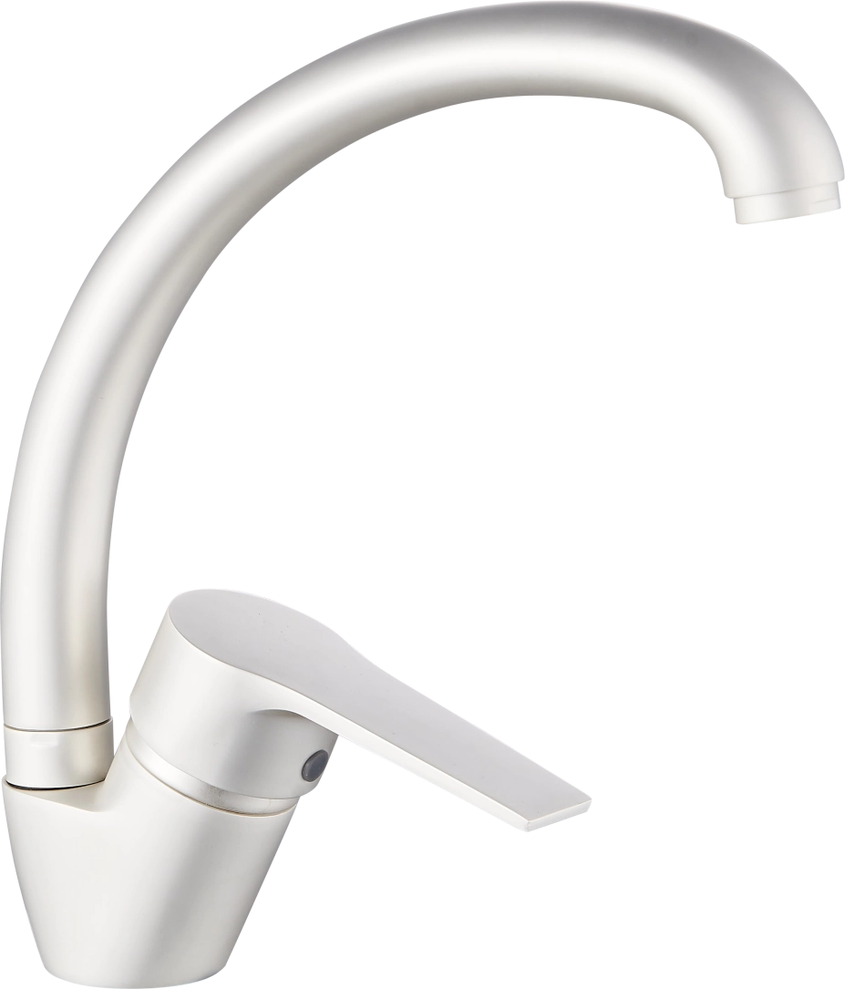 Rubinetto da cucina commerciale bianco opaco